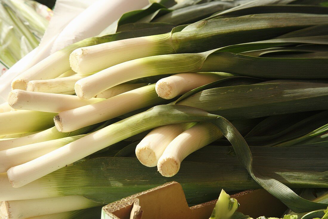 Fresh Green Onions at Farmer's Market in Bantry, Ireland