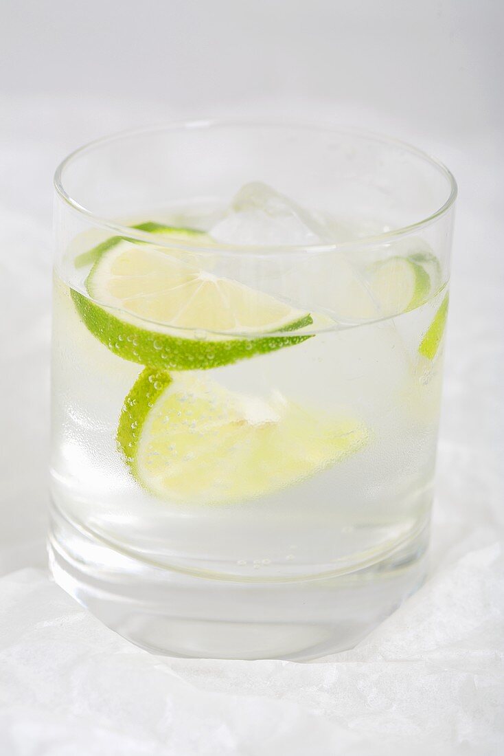 Gin Tonic mit Limette