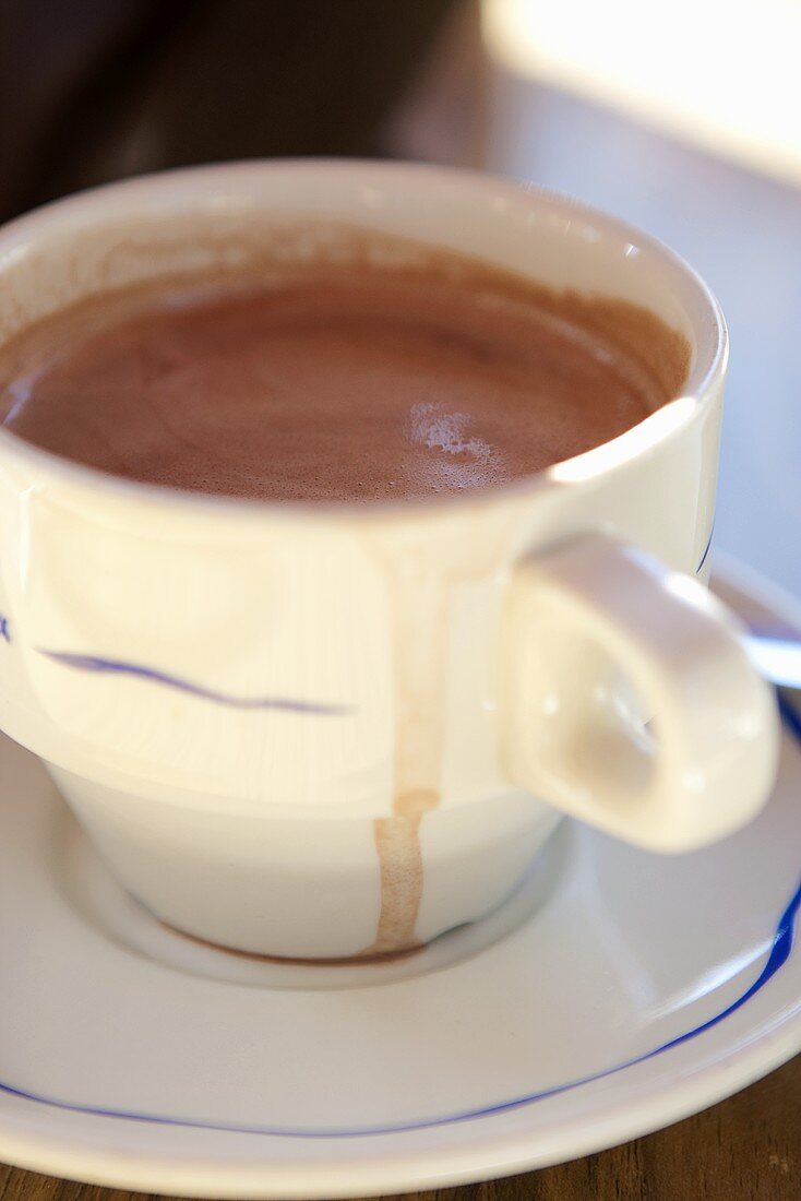 Eine Tasse Heiße Schokolade
