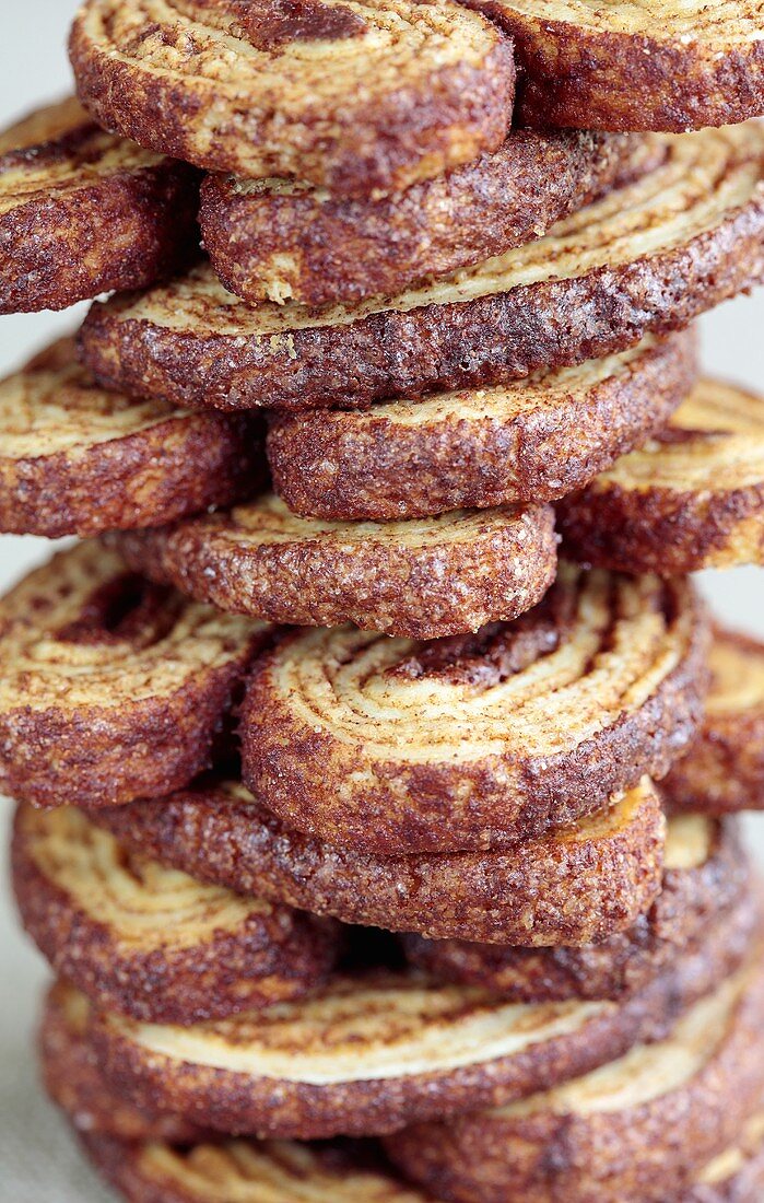 A stack of palmiers