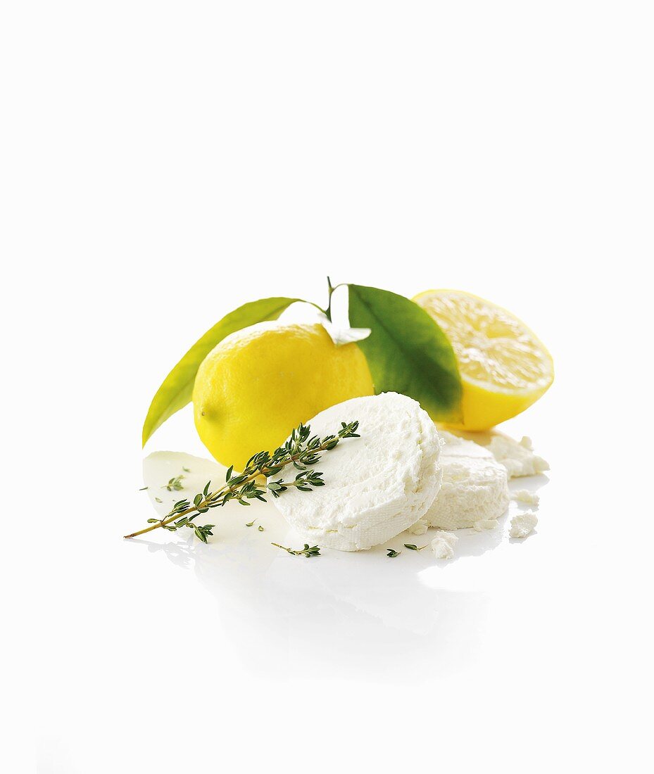 Goat cheese, thyme and lemons