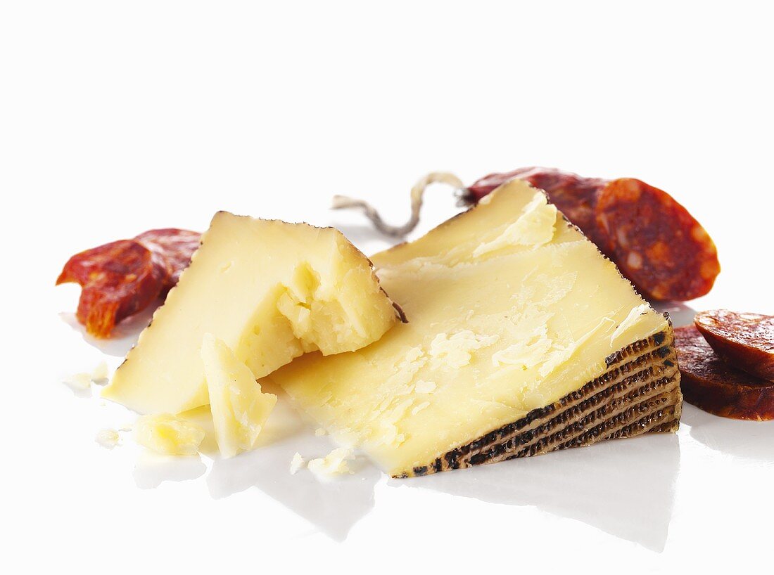 Manchego and chorizo