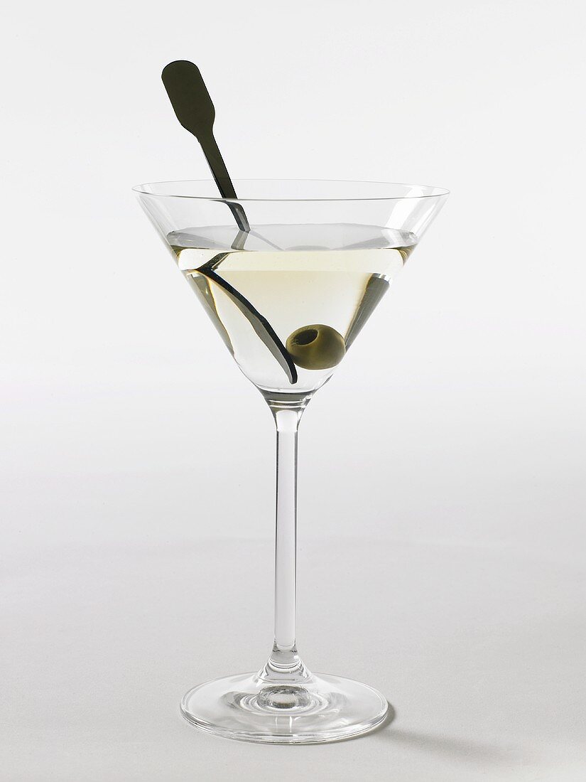 Martini mit Olive