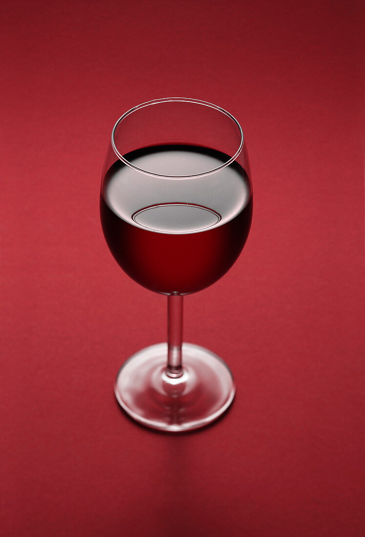 Ein Glas Rotwein