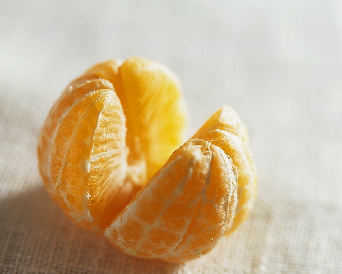 Geschälte Mandarine