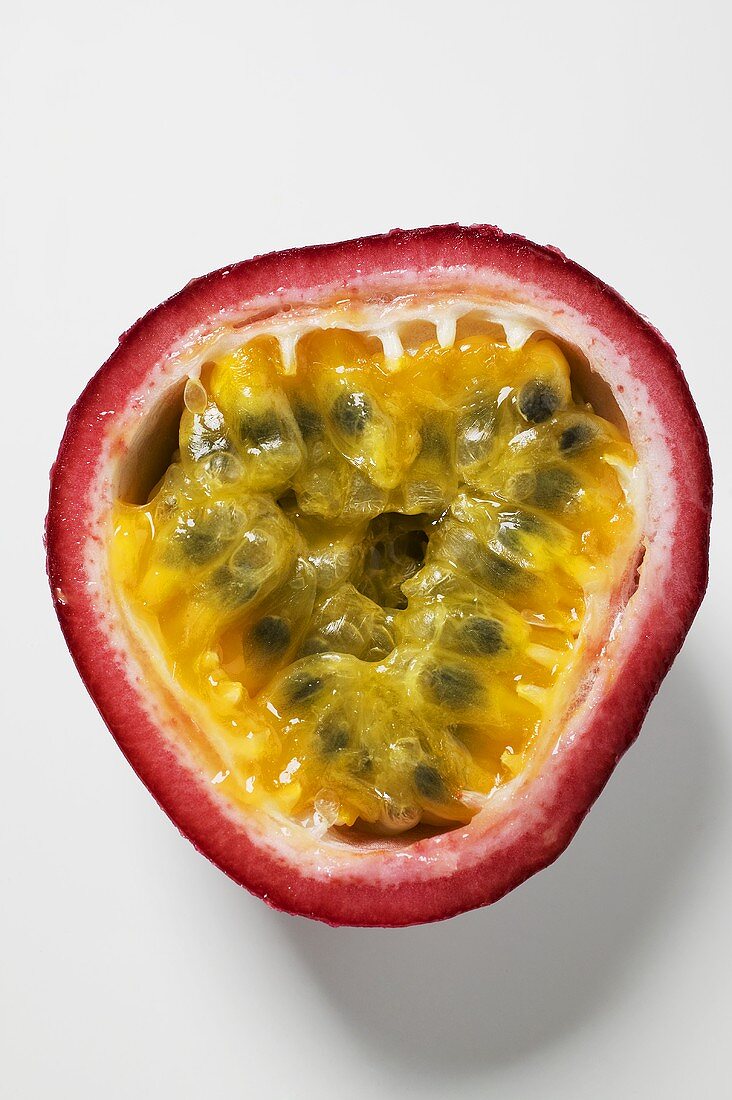 Half a purple granadilla (passion fruit)