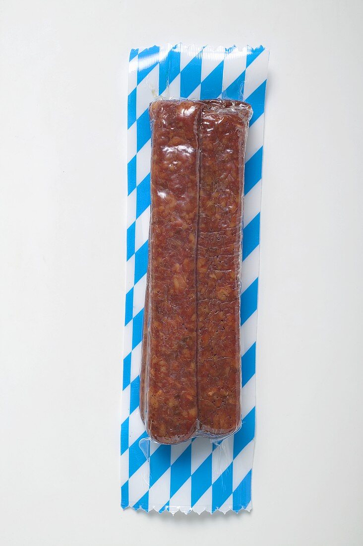 Landjäger (Bavarian hard sausage, in packaging)