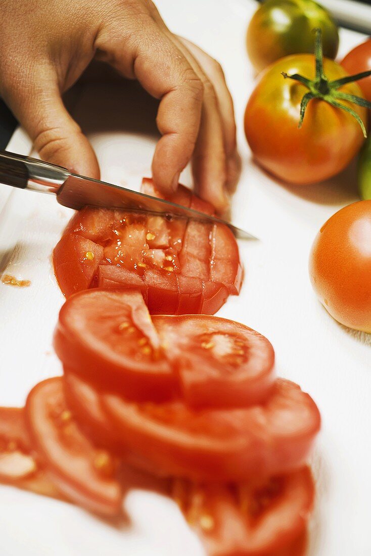 Dicing tomato