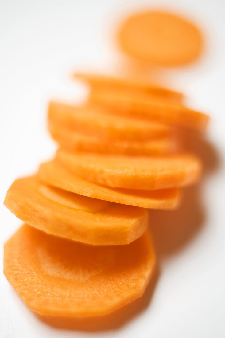 Several slices of carrot