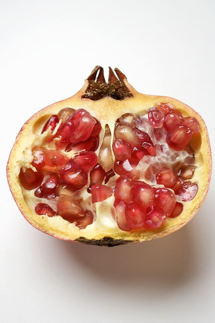 Half a pomegranate