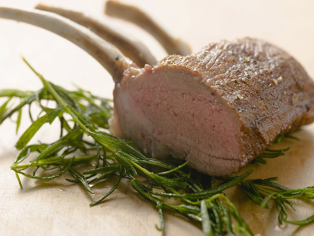 Rack of lamb with rosemary