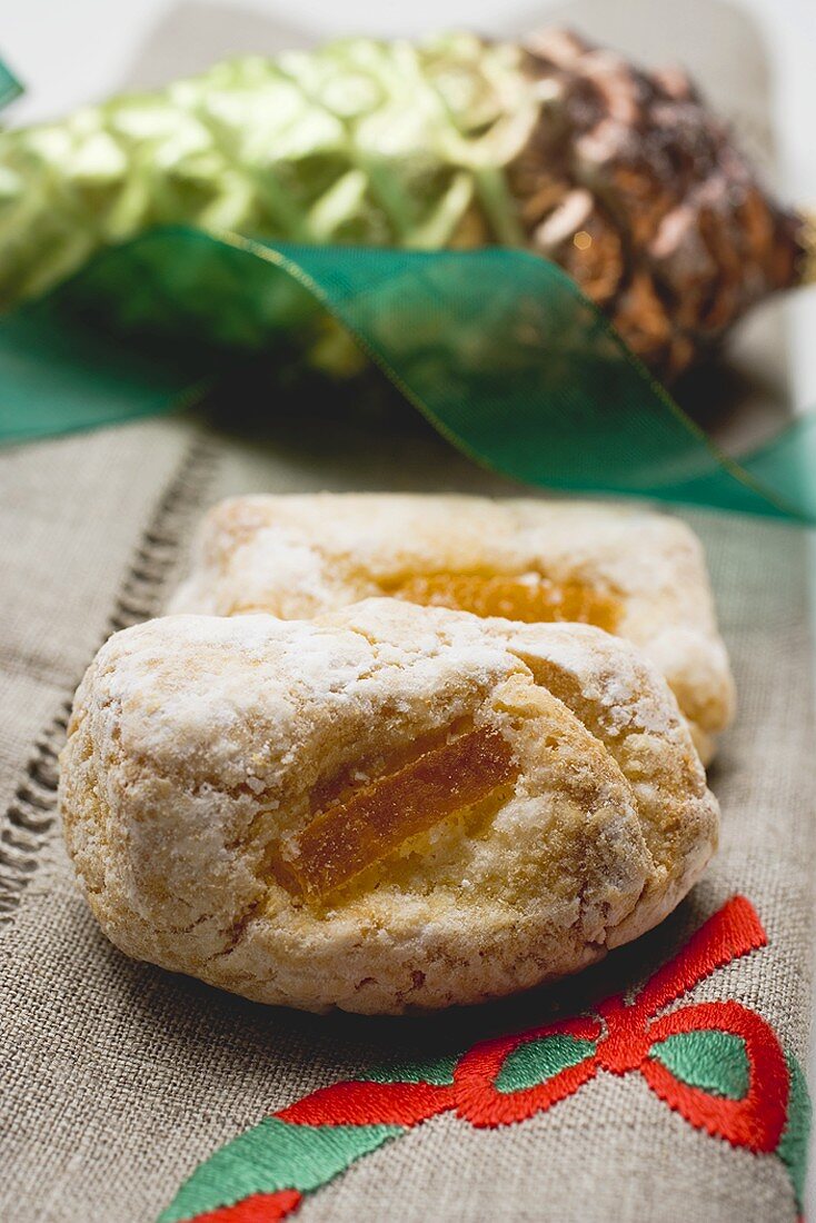 Mandelkekse aus Italien (weihnachtlich)