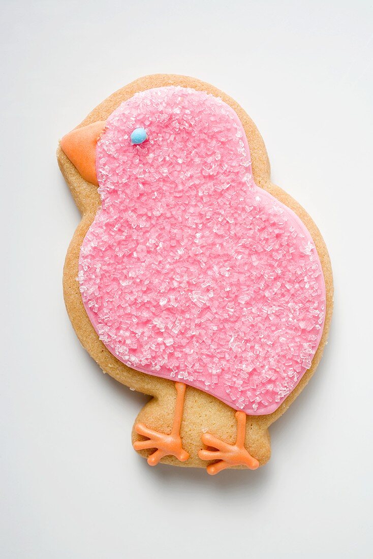 Easter biscuit (pink chick)