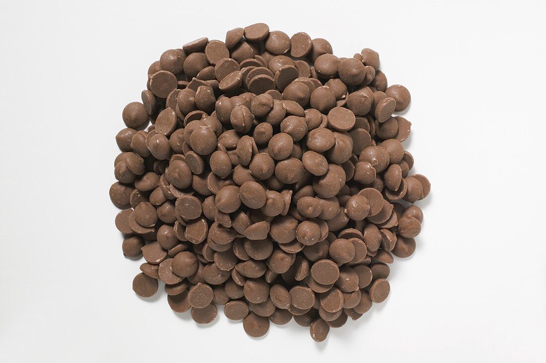 A heap of chocolate buttons