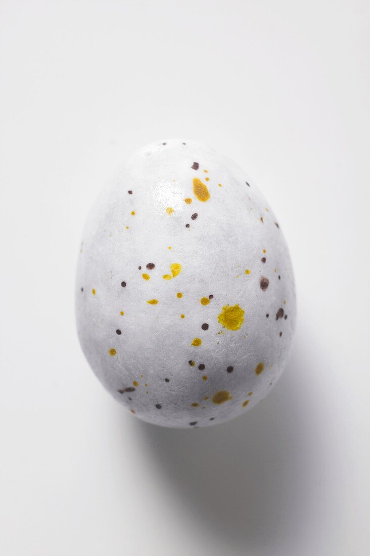 Speckled chocolate egg