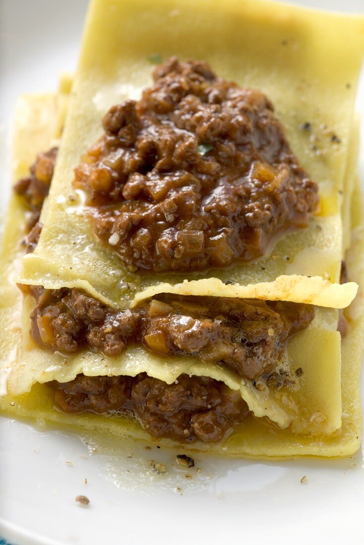 Lasagne with meat sauce