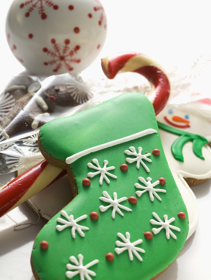 Assorted Christmas biscuits and sweets
