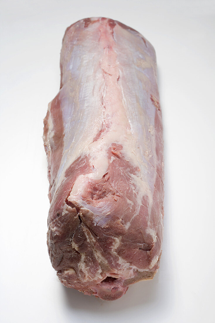 Raw pork fillet