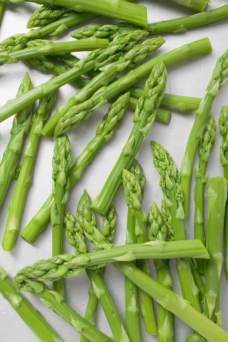 Fresh green asparagus