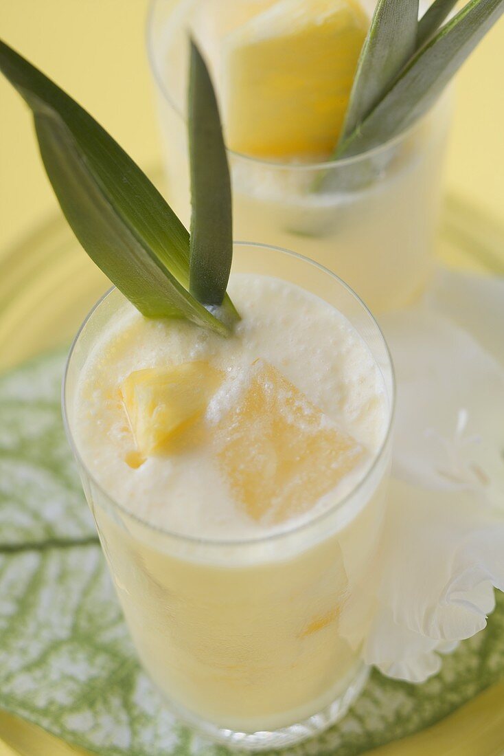 Fruity pineapple drink