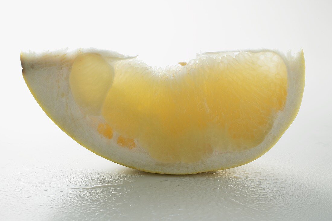 Wedge of pomelo