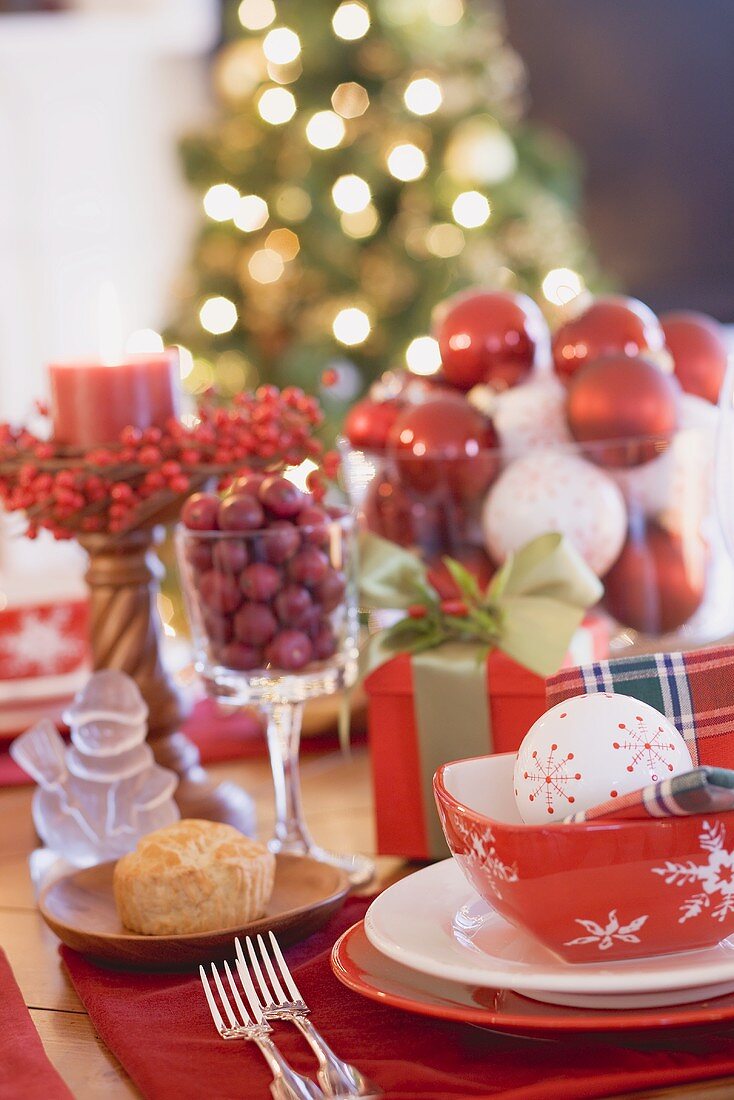 Christmas table (detail)