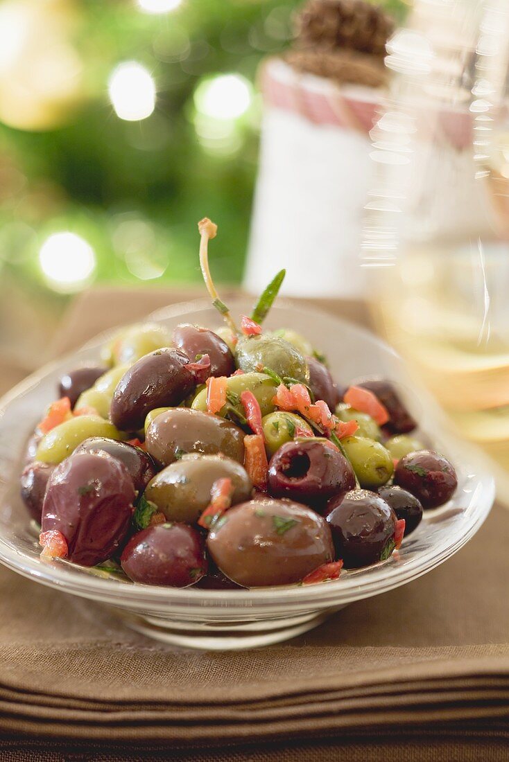 Marinated olives (Christmas)