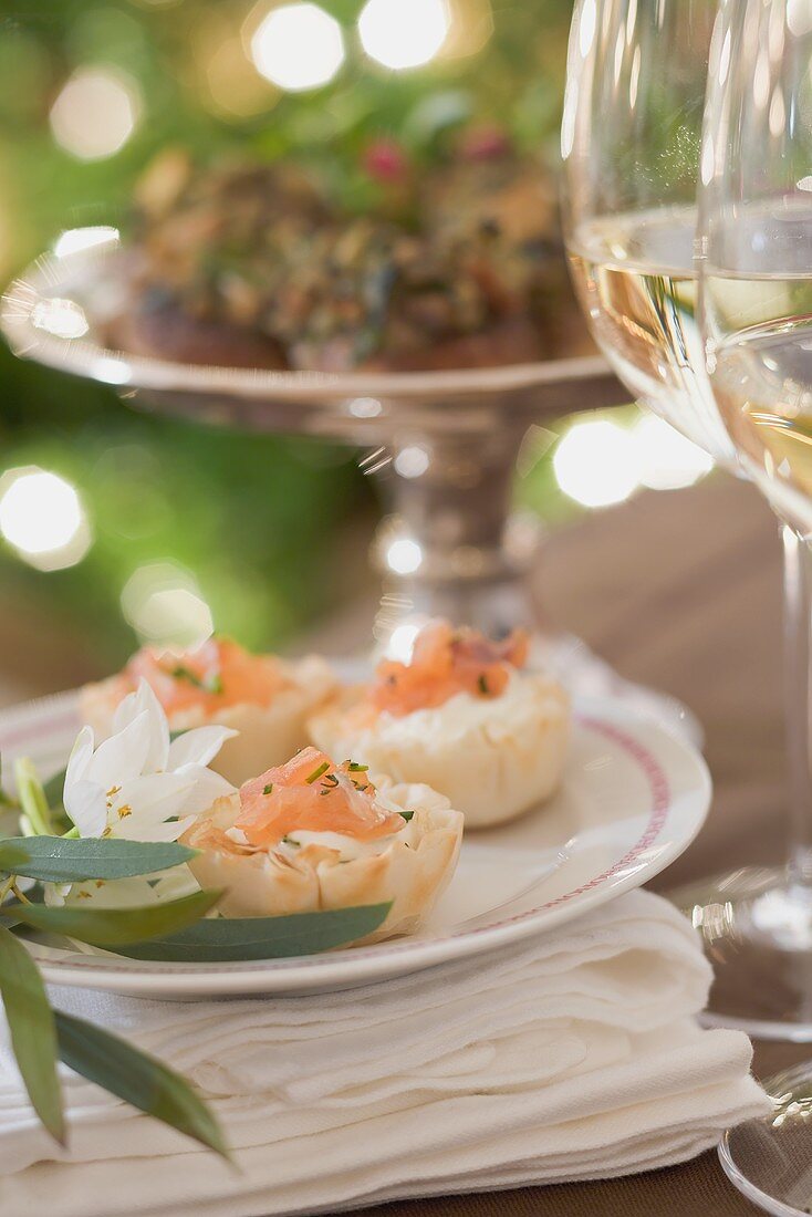 Lachspastetchen zu Weihnachten