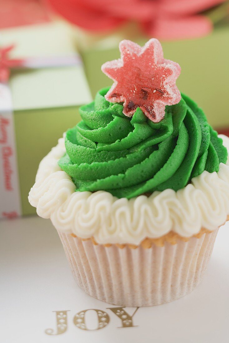 Cupcake für Weihnachten