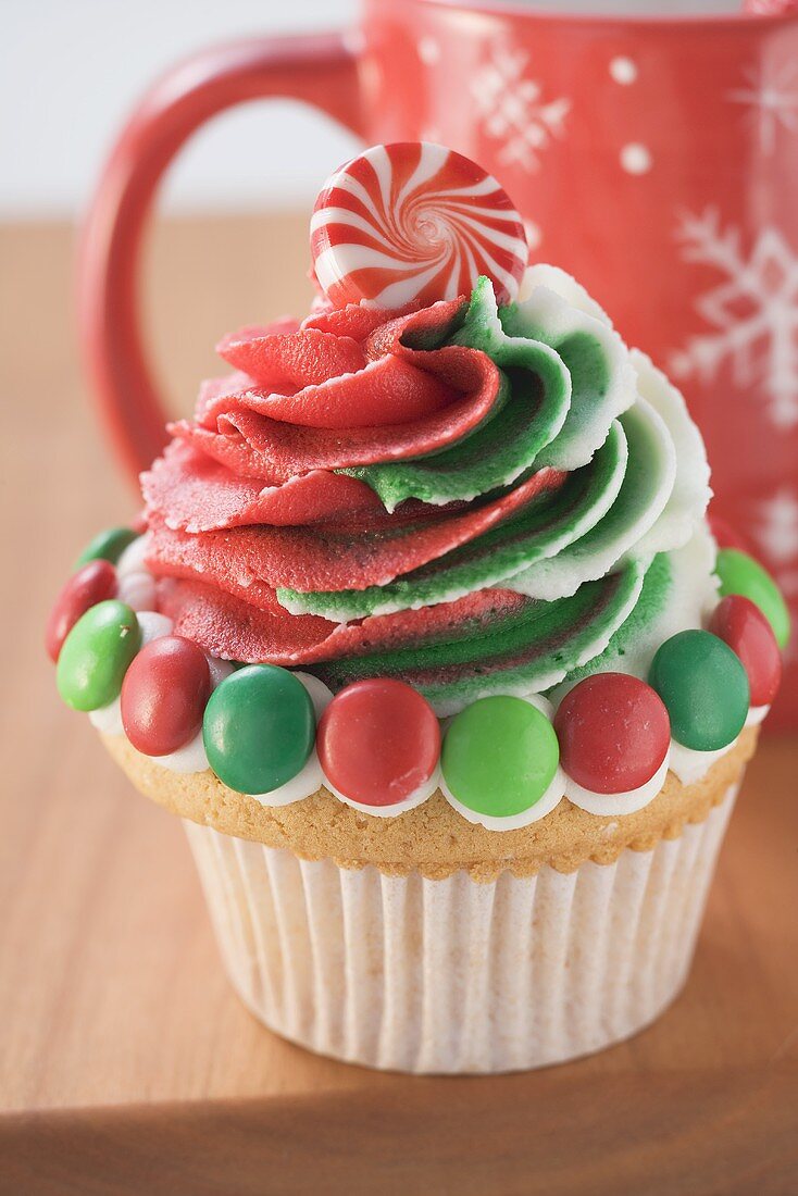 Cupcake für Weihnachten