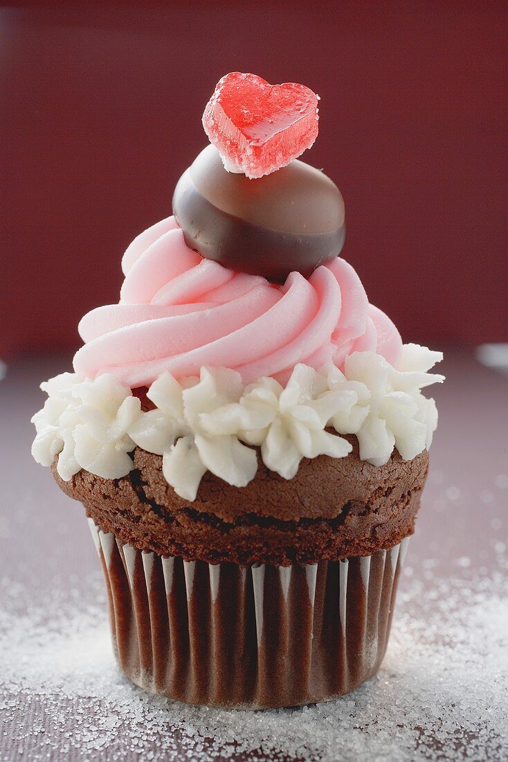 Cupcake for Valentine's Day