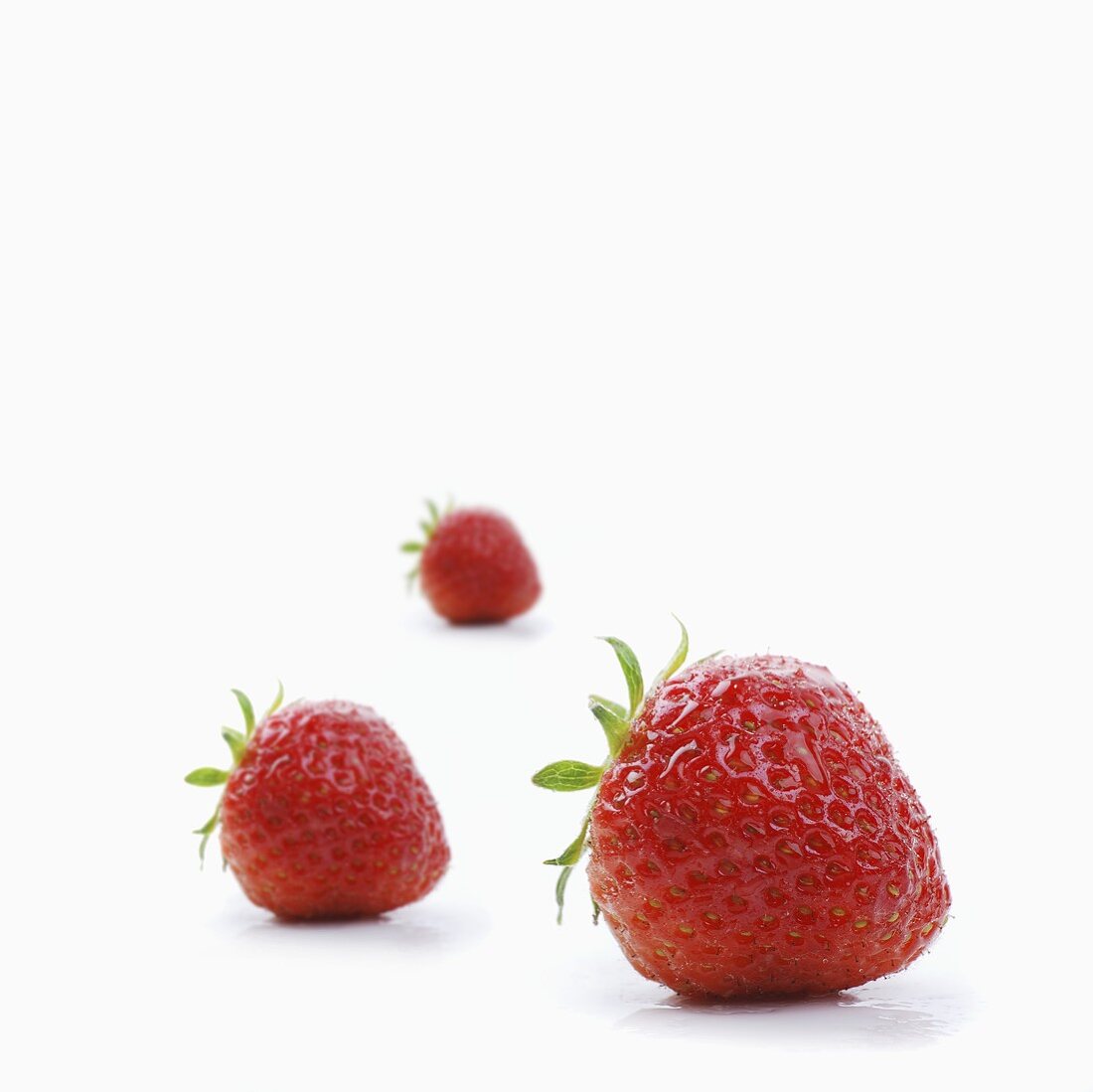 Drei Erdbeeren