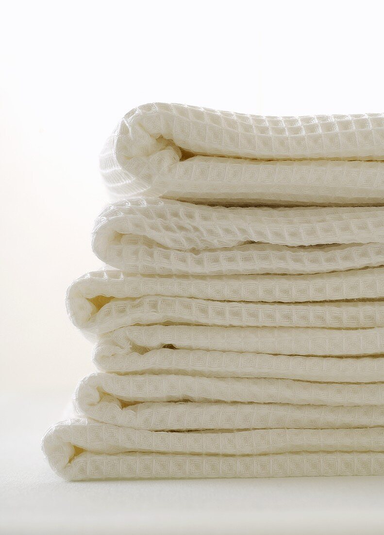 Pile of white towels