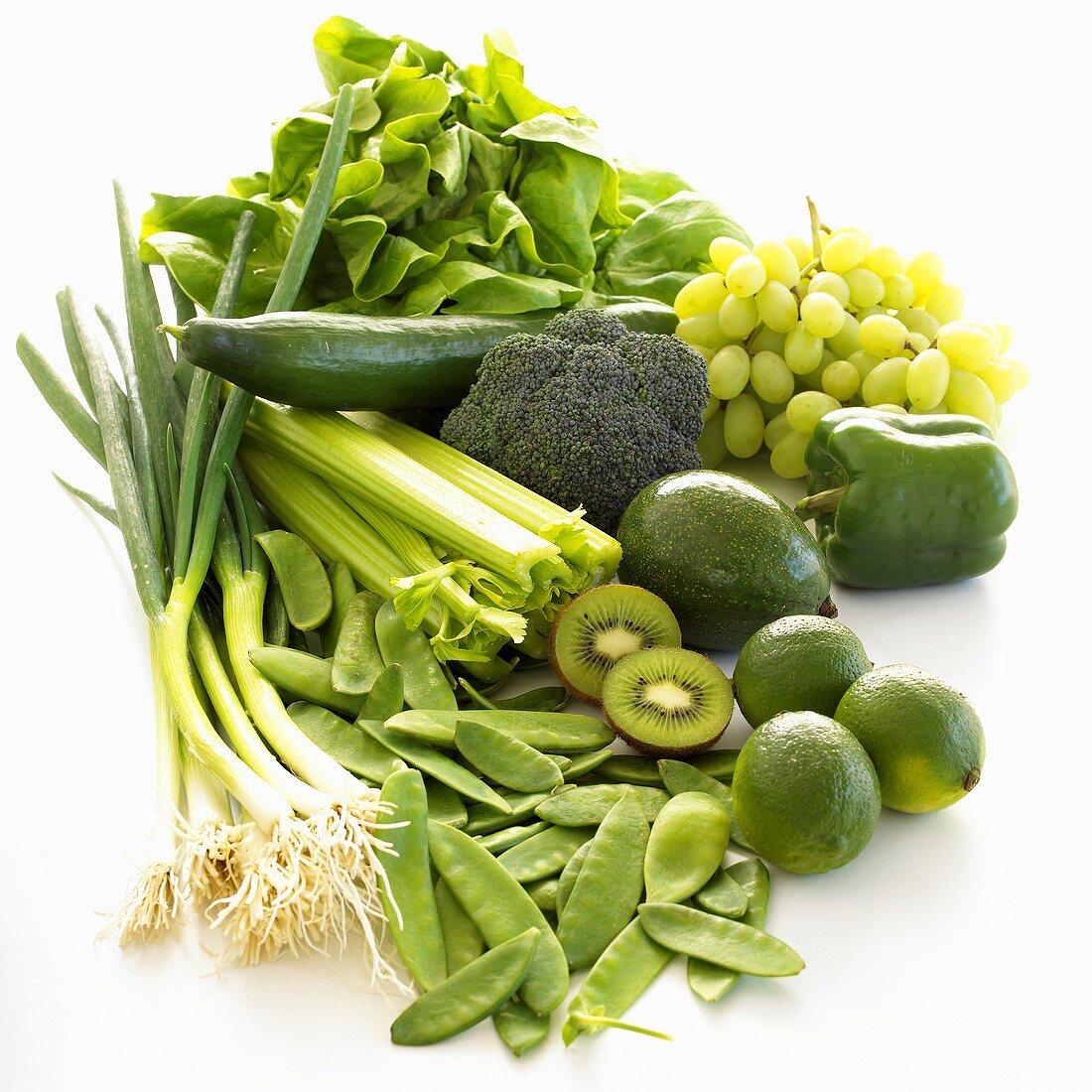 Five-a-day: green fruit and vegetables