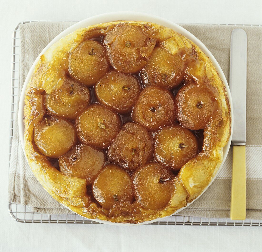 Tarte Tatin (karamellisierter Apfelkuchen, Frankreich)