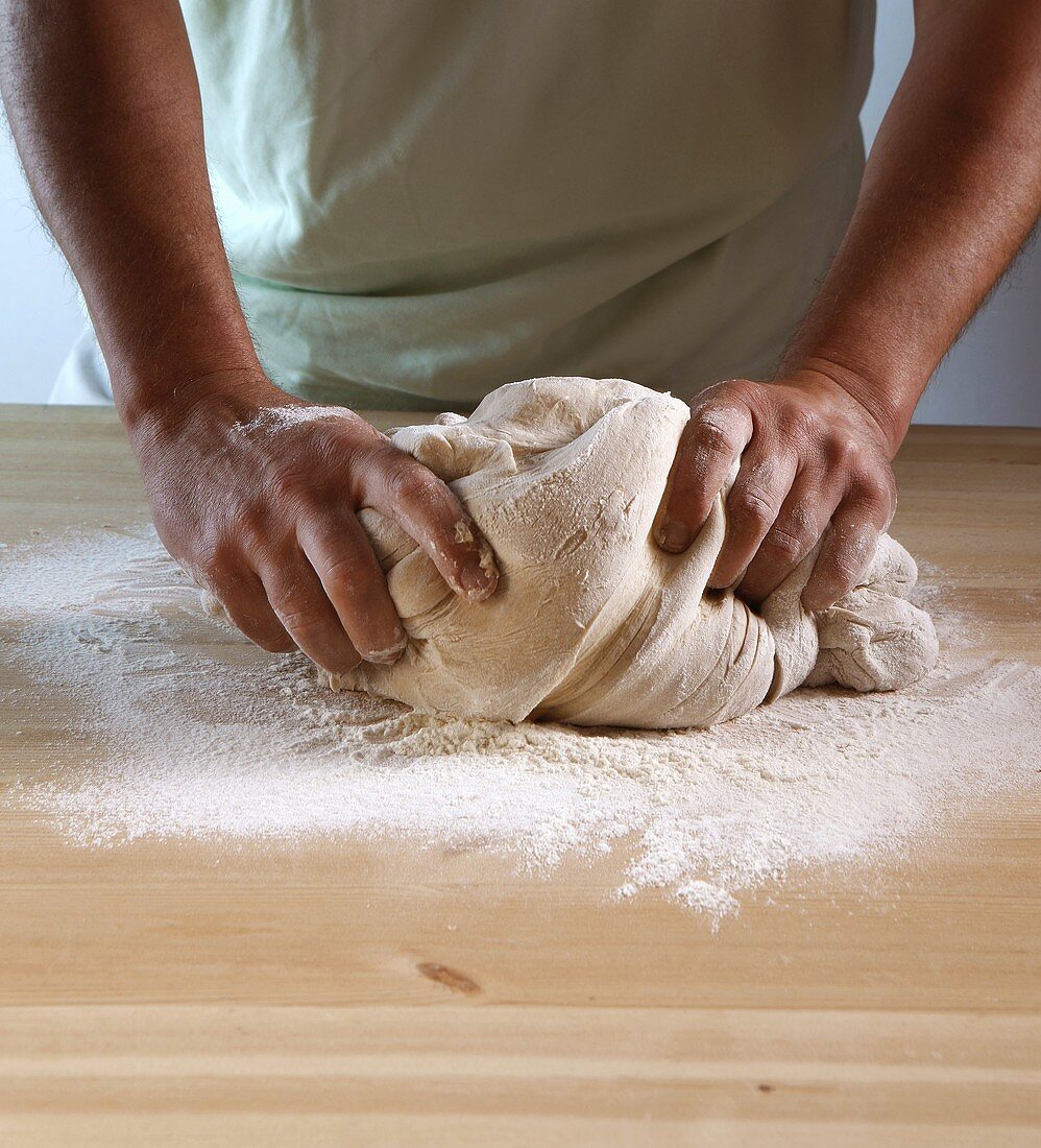 Kneading dough