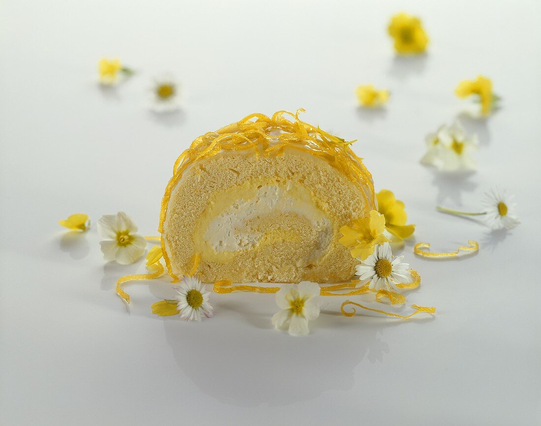 Lemon roulade