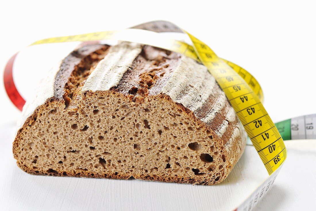 Brown bread and a tape measure