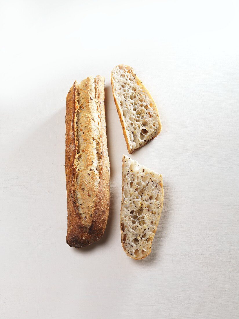 Baguette mit Körner