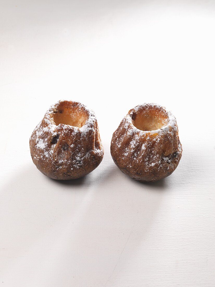 Two mini Bundt cakes