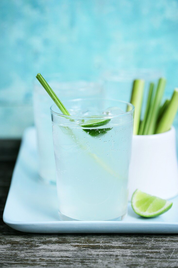 Lemon grass and lime drink