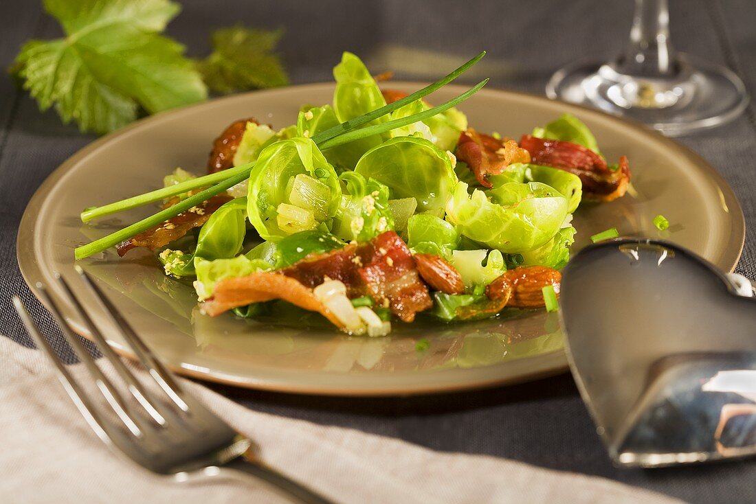 Brussels sprouts with bacon