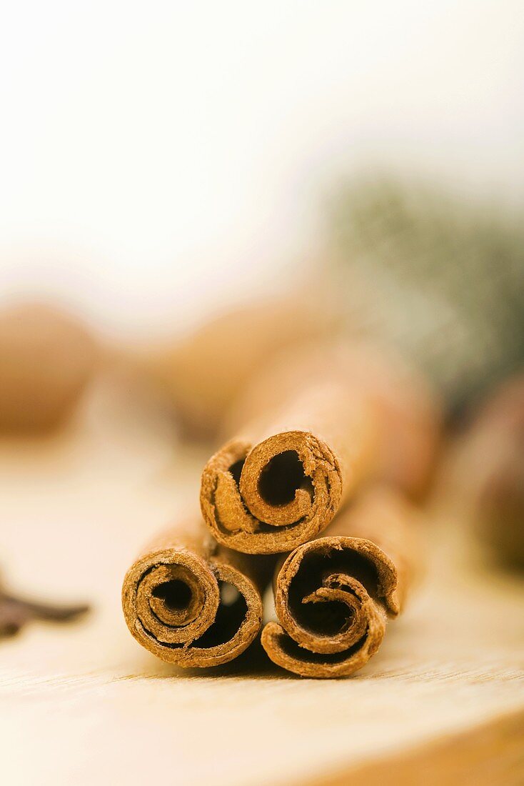 Cinnamon sticks (close up)