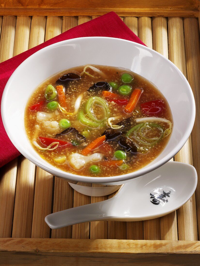 Chinesische Gemüsesuppe