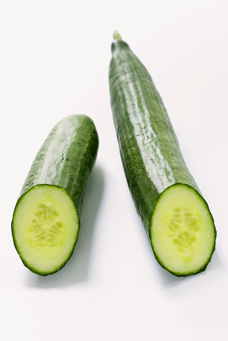 Cucumber, cut through