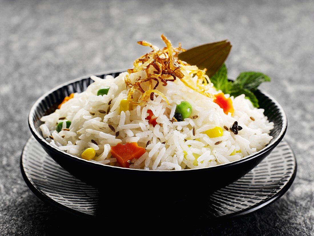 Vegetarisches Reisgericht