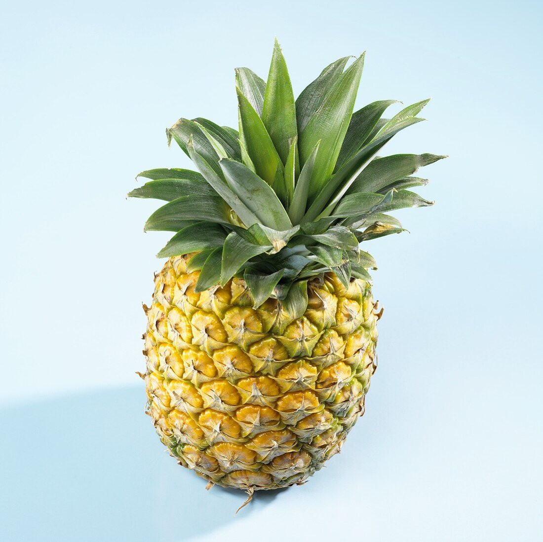A pineapple from above