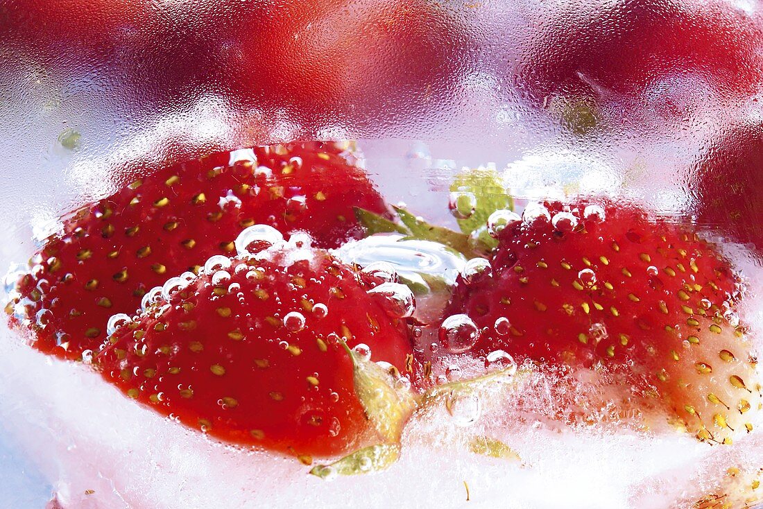 Frozen strawberries