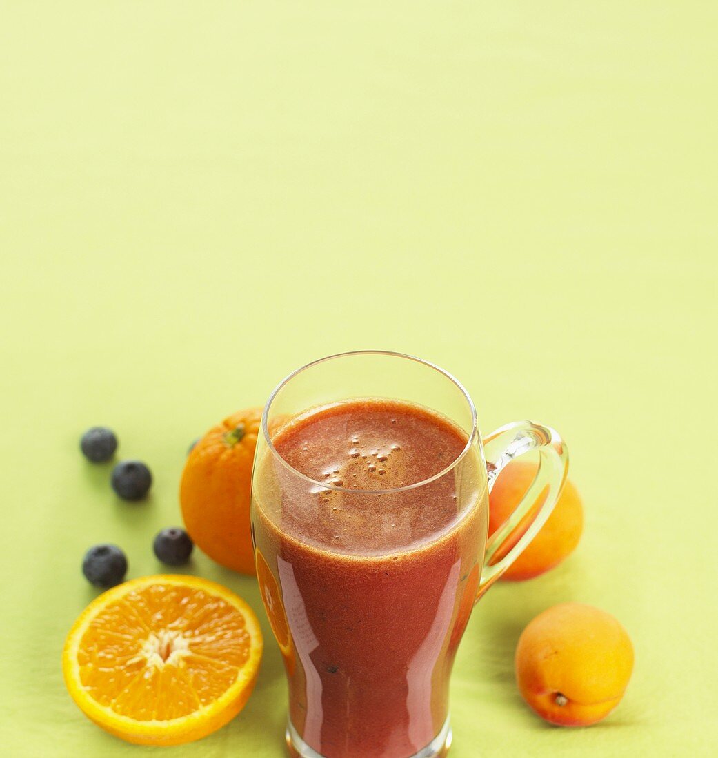 Fresh fruit juice (apricot, orange, blueberry)