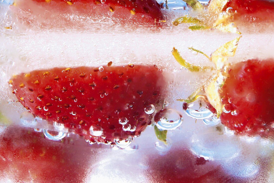 Frozen strawberries